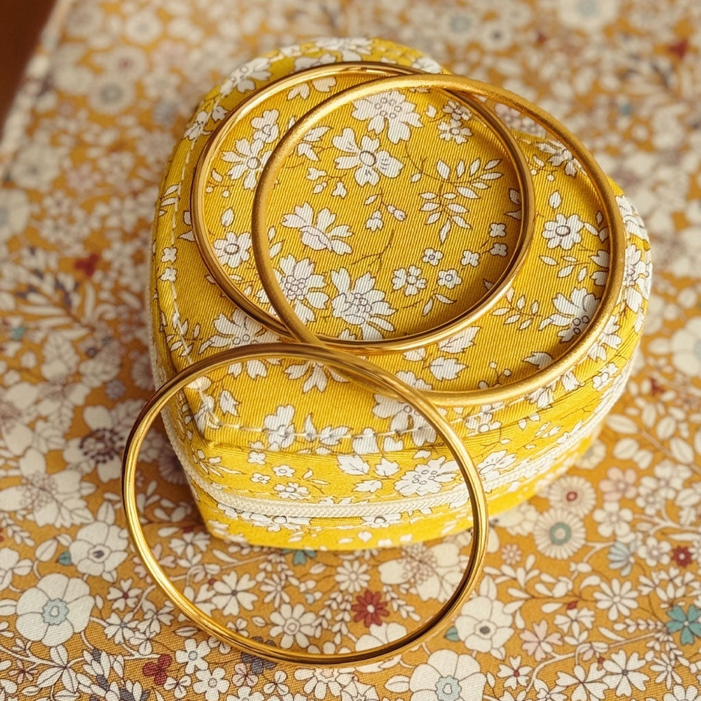 LULU Copenhagen Color Bangle brillant Bracelets Gold Plated