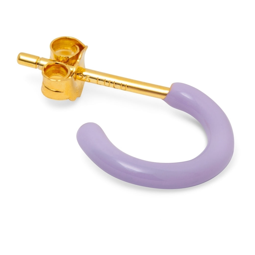 LULU Copenhagen Color Hoop 1 pcs - Box Ear stud, 1 pcs Purple