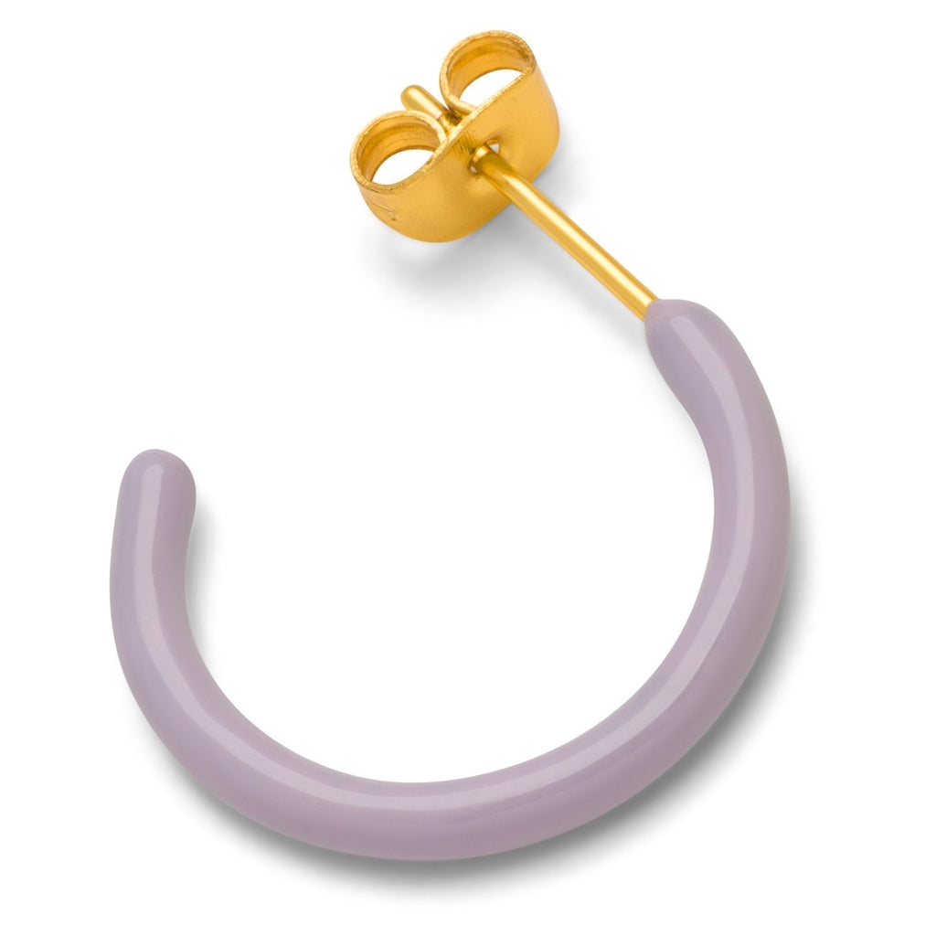 LULU Copenhagen Color Hoops Medium paires Hoops Purple