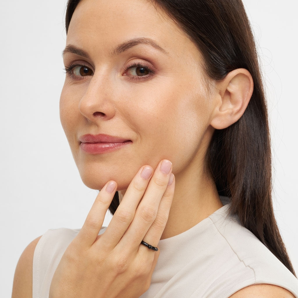 LULU Copenhagen Color Ring Top Rings Black