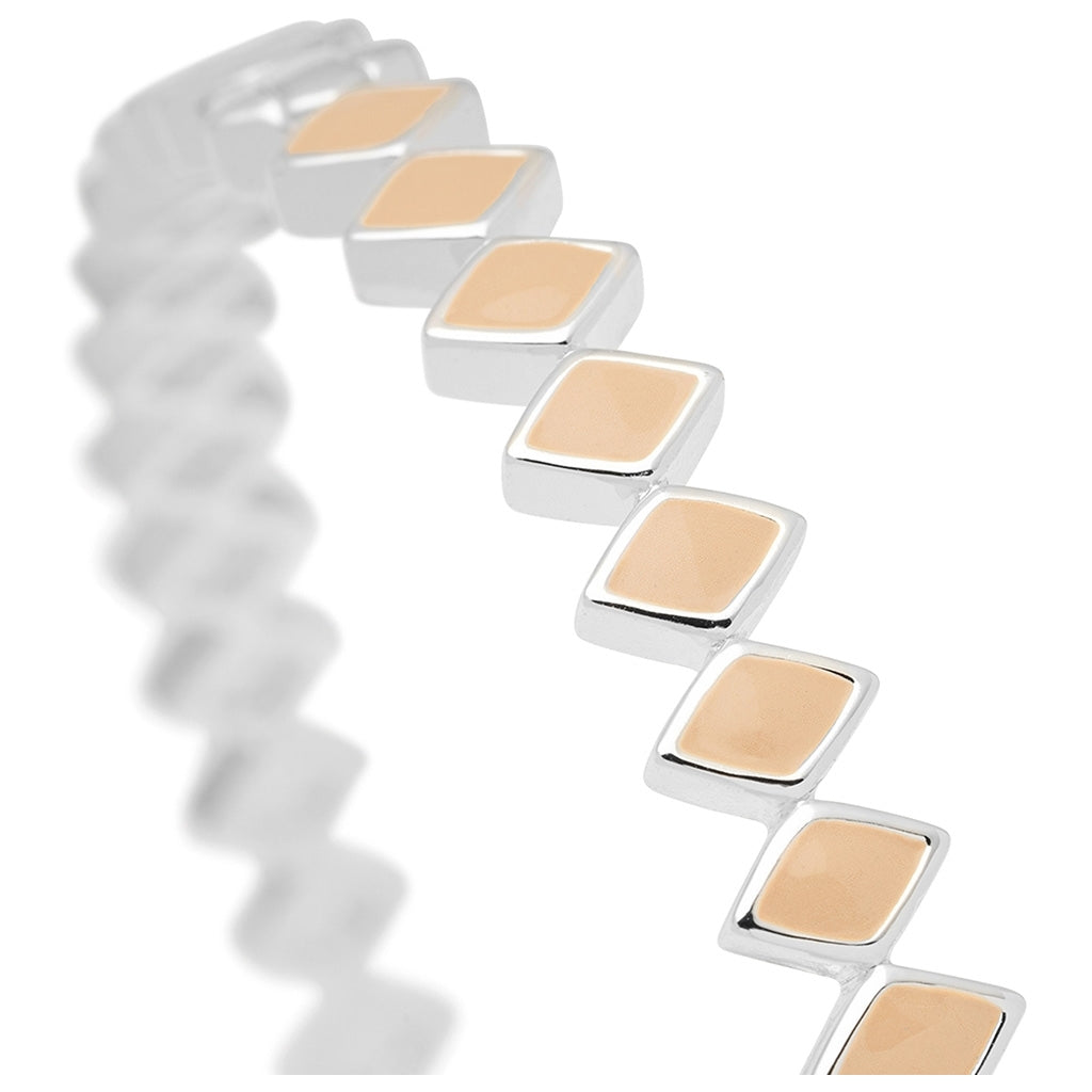 LULU Copenhagen Confetti Bangle - Plaqué argent Bracelets Buttercream