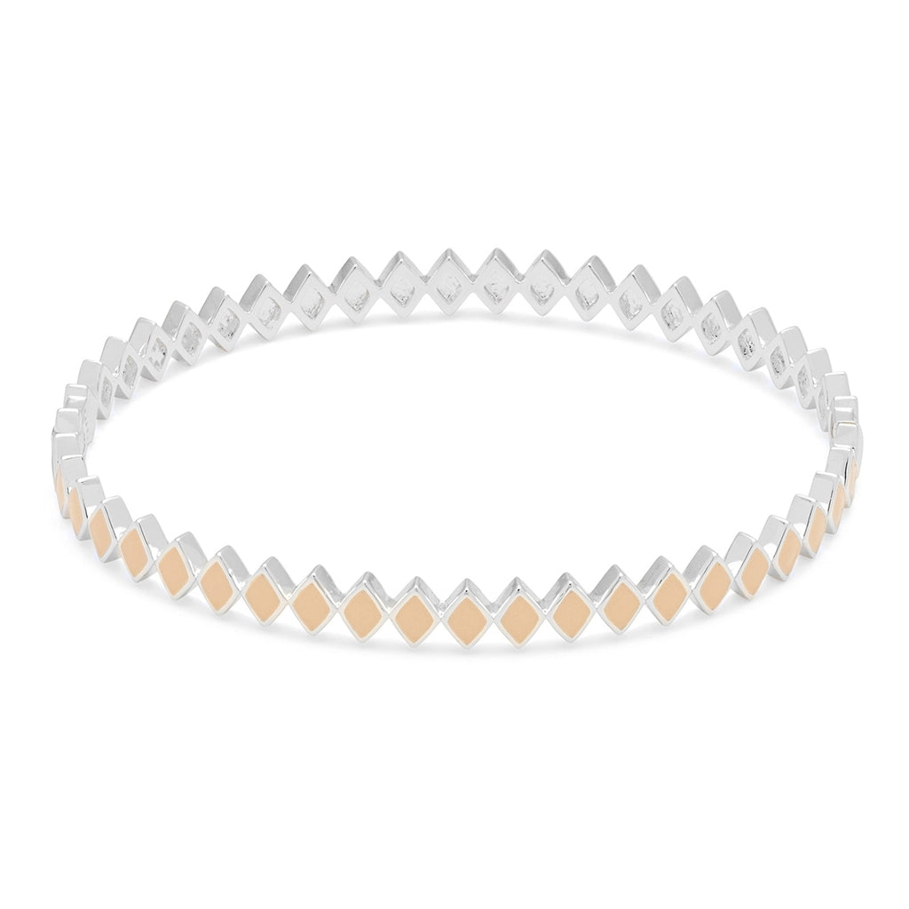 LULU Copenhagen Confetti Bangle - Plaqué argent Bracelets Buttercream