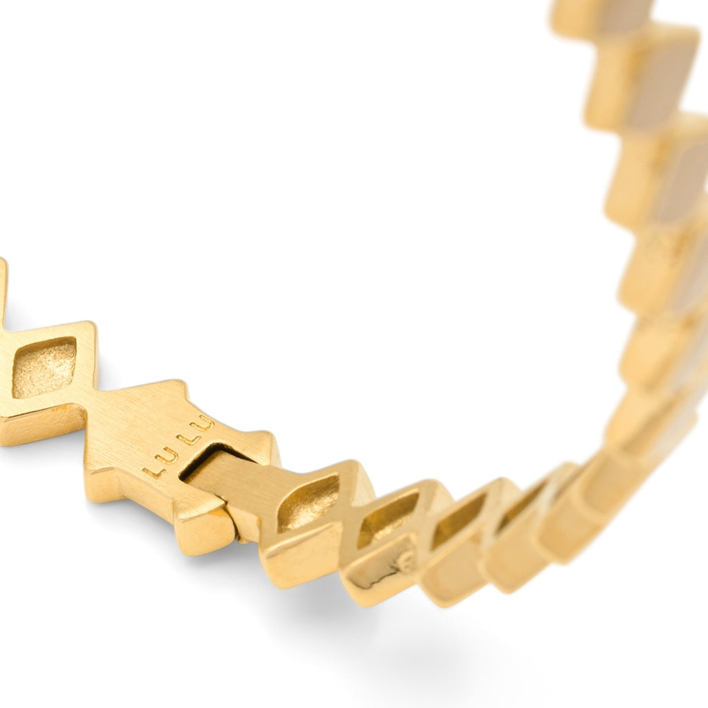 LULU Copenhagen Confetti Bangle - Plaque or Bracelets Buttercream