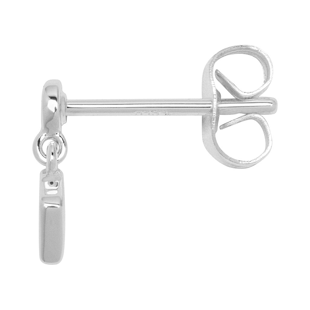 LULU Copenhagen Confetti Dangling boucle d'oreille 1 pièce plaqué argent Ear stud, 1 pcs Burnt Coral