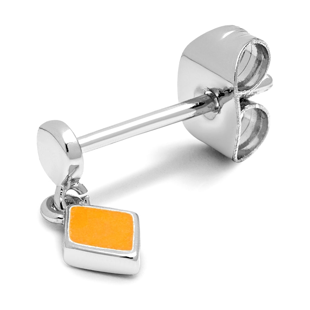 LULU Copenhagen Confetti Dangling boucle d'oreille 1 pièce plaqué argent Ear stud, 1 pcs Marigold