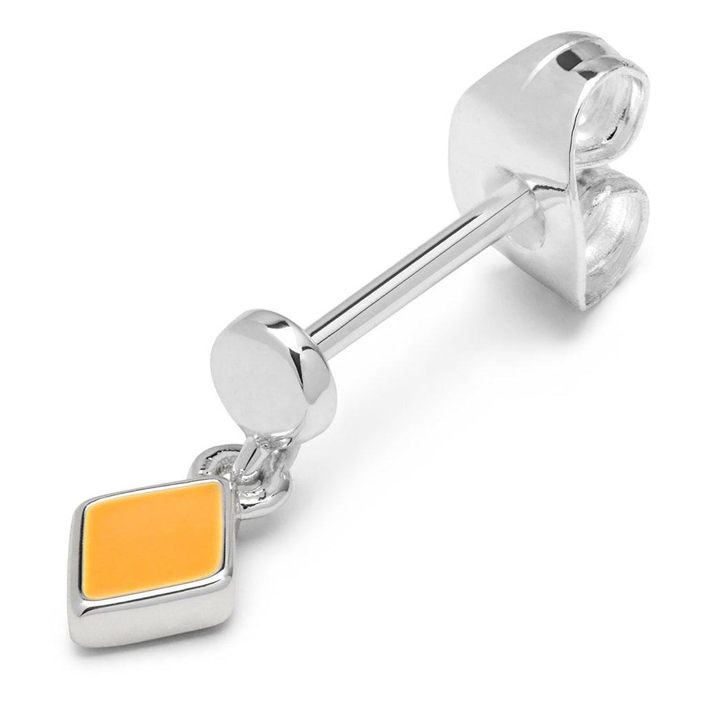 LULU Copenhagen Confetti Dangling boucle d'oreille 1 pièce plaqué argent Ear stud, 1 pcs Marigold