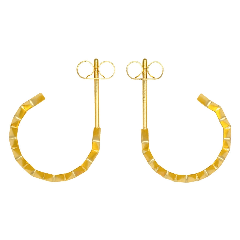 LULU Copenhagen Confetti Hoops Paire plaqué or Hoops Light pink