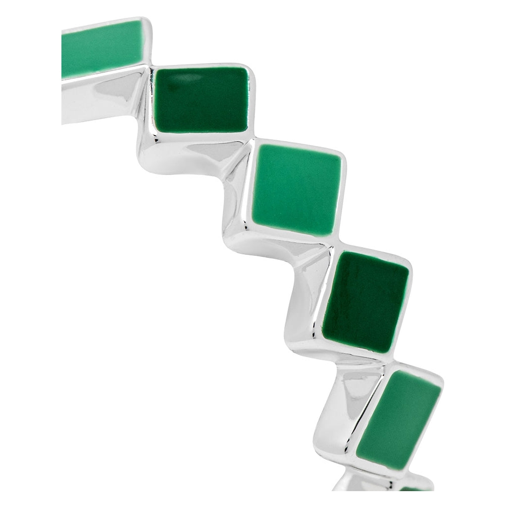 LULU Copenhagen Confetti Ring argent Rings Green