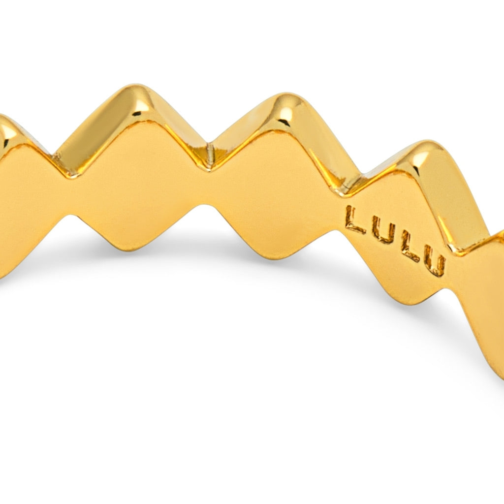 LULU Copenhagen Confetti Ring en argent plaqué or Rings Gold Plated