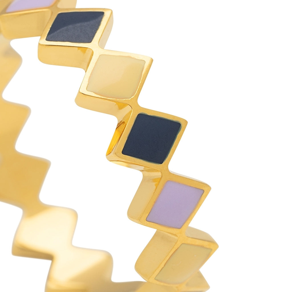 LULU Copenhagen Confetti Ring plaqué or Rings Memories