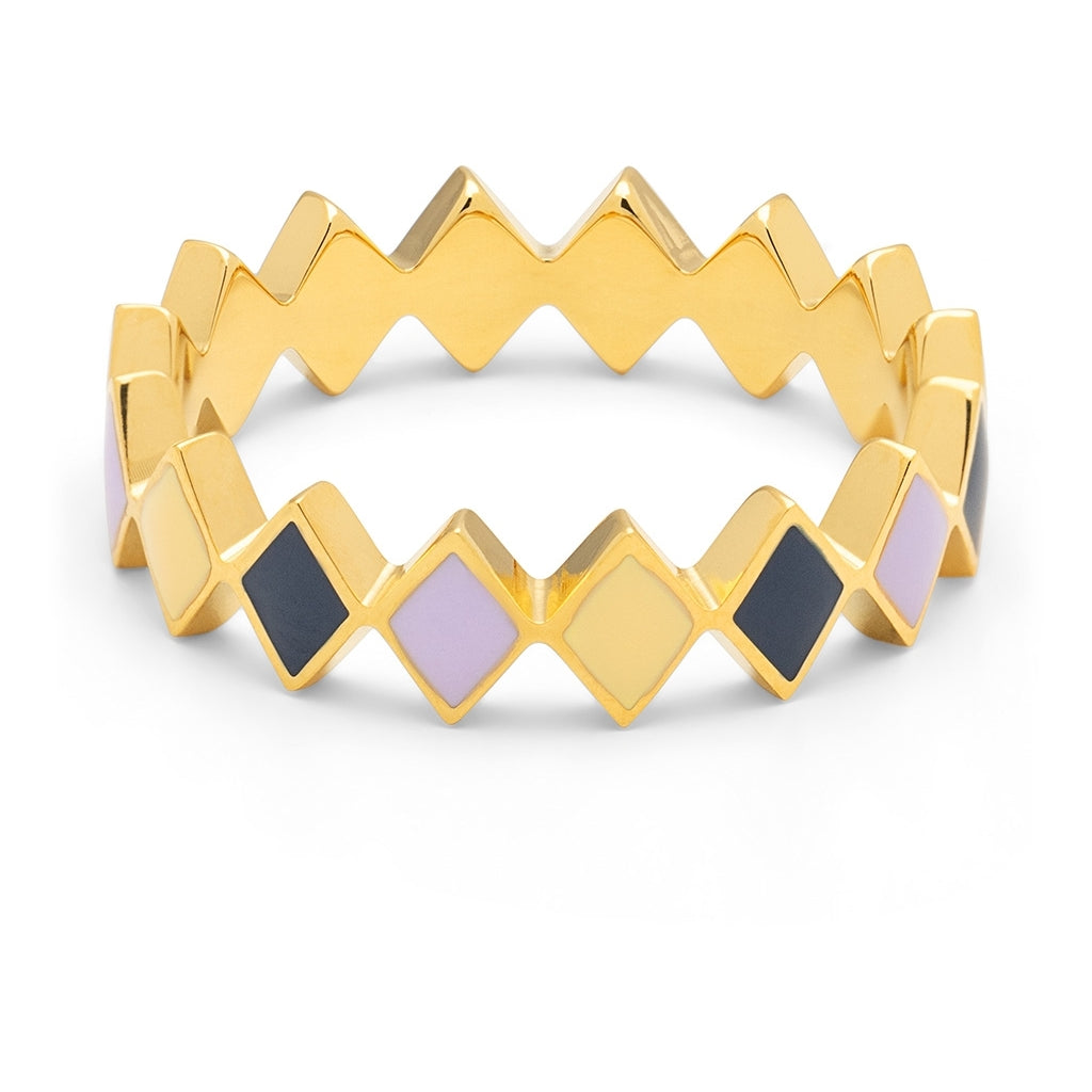 LULU Copenhagen Confetti Ring plaqué or Rings Memories