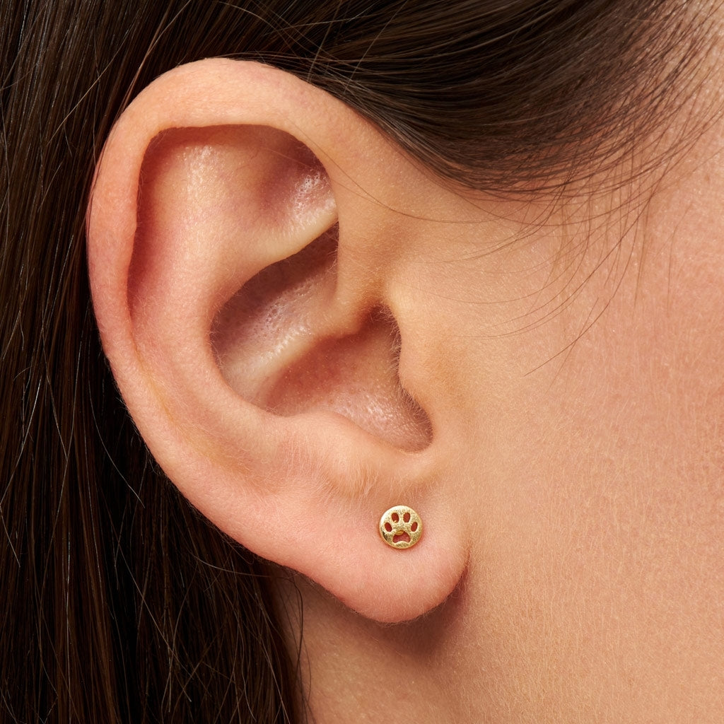 LULU Copenhagen Dog boucle d'oreille 1 pièce Ear stud, 1 pcs Gold Plated