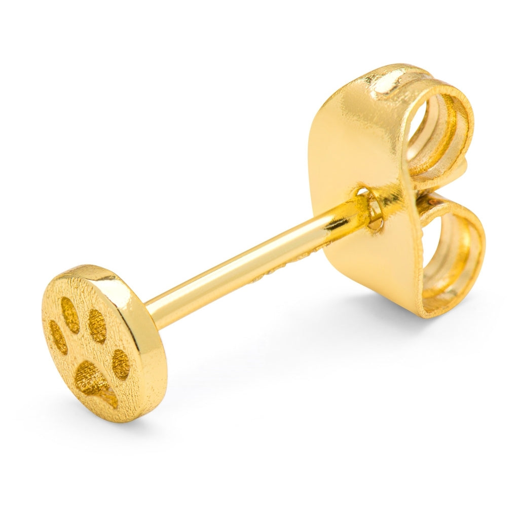 LULU Copenhagen Dog boucle d'oreille 1 pièce Ear stud, 1 pcs Gold Plated