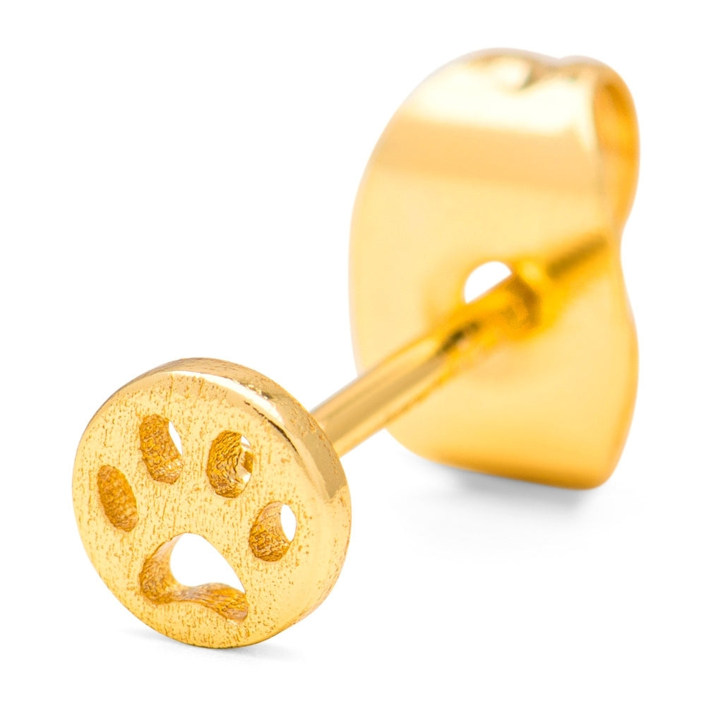 LULU Copenhagen Dog boucle d'oreille 1 pièce Ear stud, 1 pcs Gold Plated