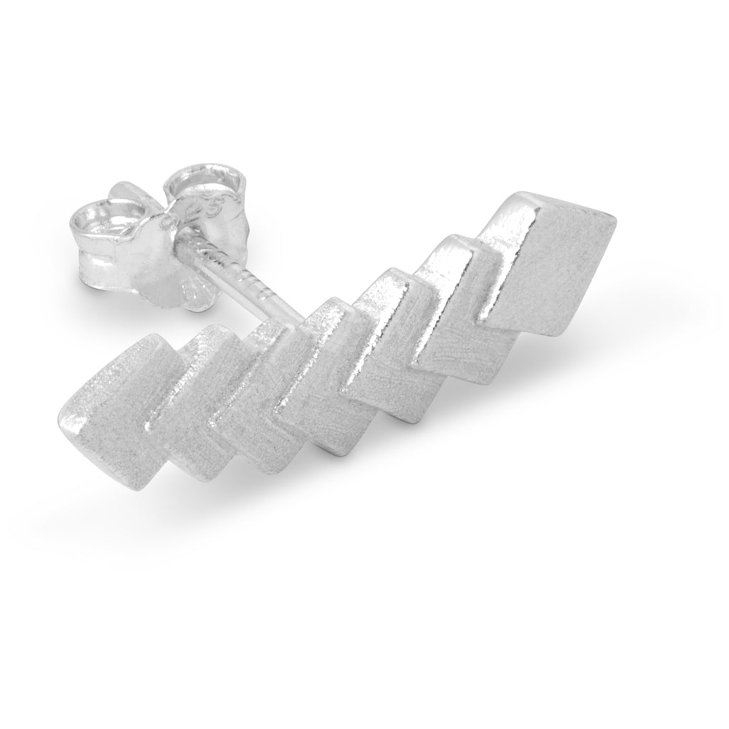 LULU Copenhagen Domino 7 boucle d'oreille 1 pièce Ear stud, 1 pcs Silver