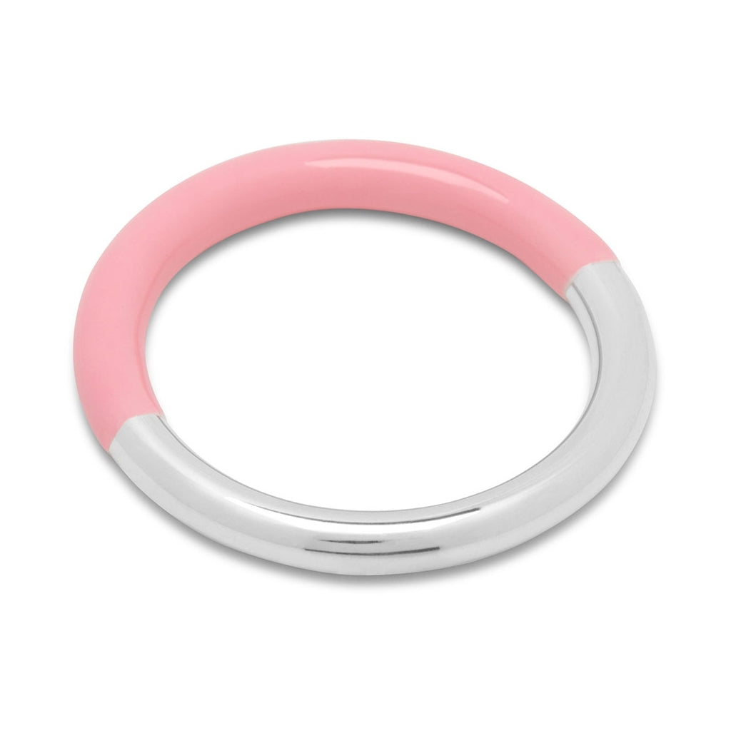 LULU Copenhagen Double Color Ring argent Rings Silver/Light Pink