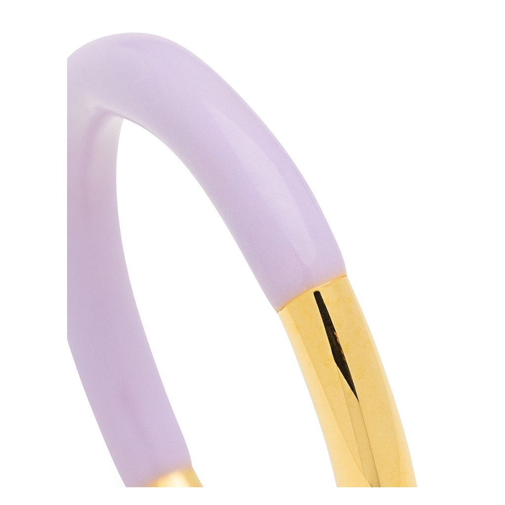 LULU Copenhagen Double Color Ring plaqué or Rings Purple