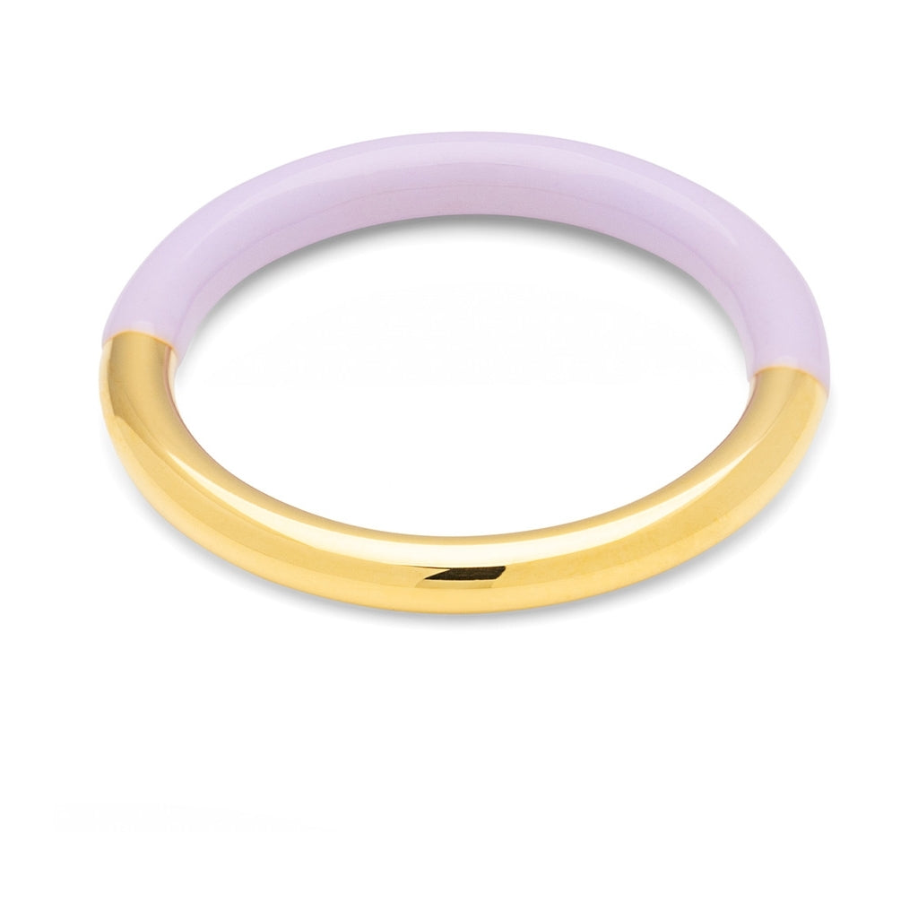 LULU Copenhagen Double Color Ring plaqué or Rings Purple