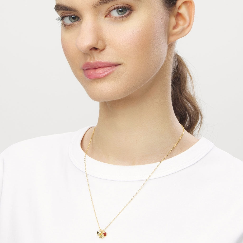 LULU Copenhagen Endless Love Collier - Plaqué argent Necklaces Passion Red