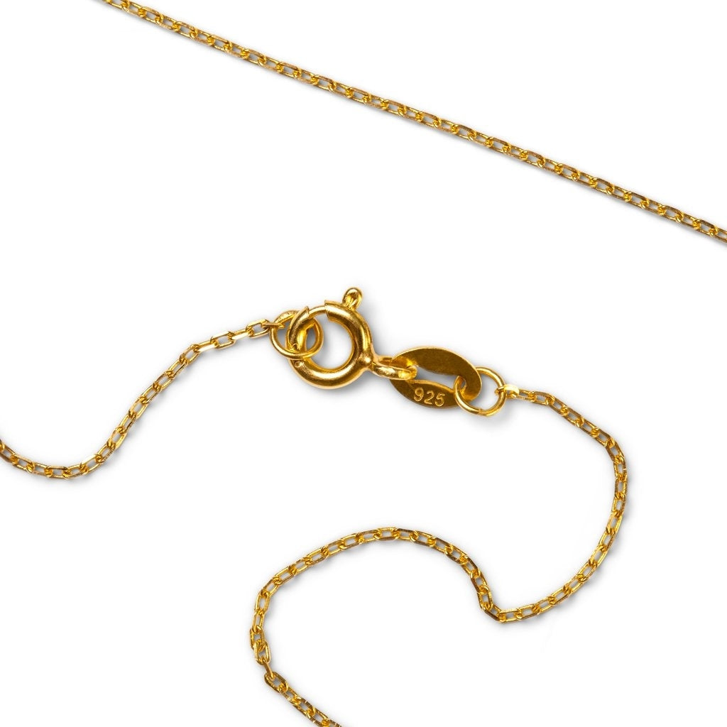 LULU Copenhagen Facet Collier court Necklaces Gold Plated
