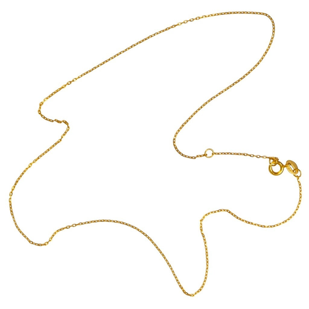 LULU Copenhagen Facet Collier court Necklaces Gold Plated