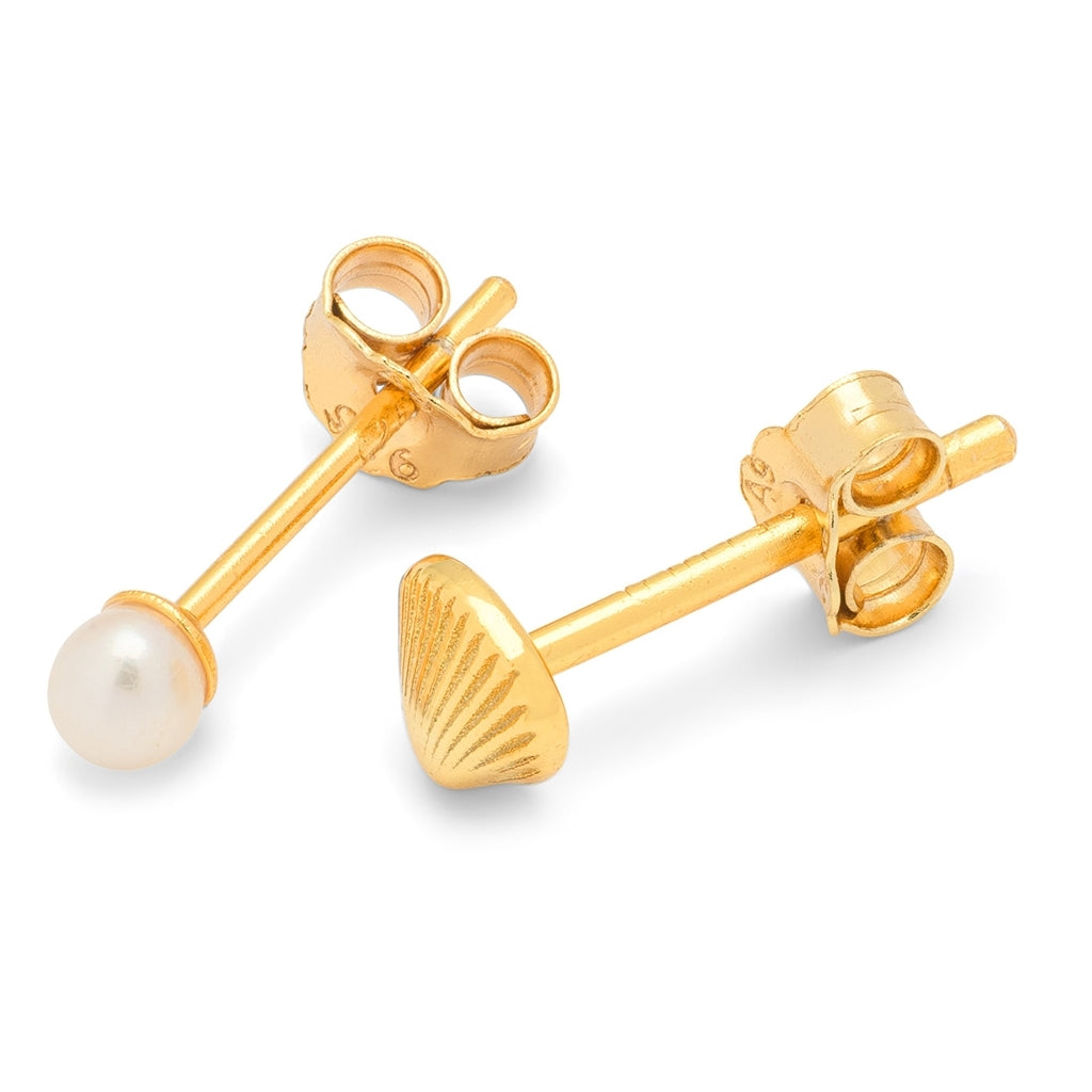 LULU Copenhagen Family Sea boucle d'oreille paires Earrings, pairs Gold Plated