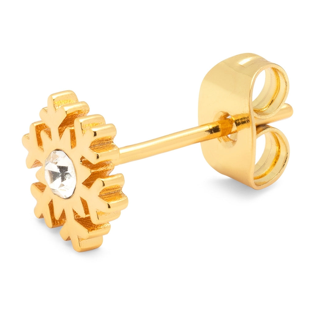 LULU Copenhagen Flake boucle d'oreille 1 pcs Ear stud, 1 pcs Gold Plated