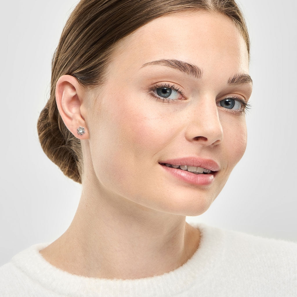 LULU Copenhagen Flake boucle d'oreille 1 pcs Ear stud, 1 pcs Silver Plated