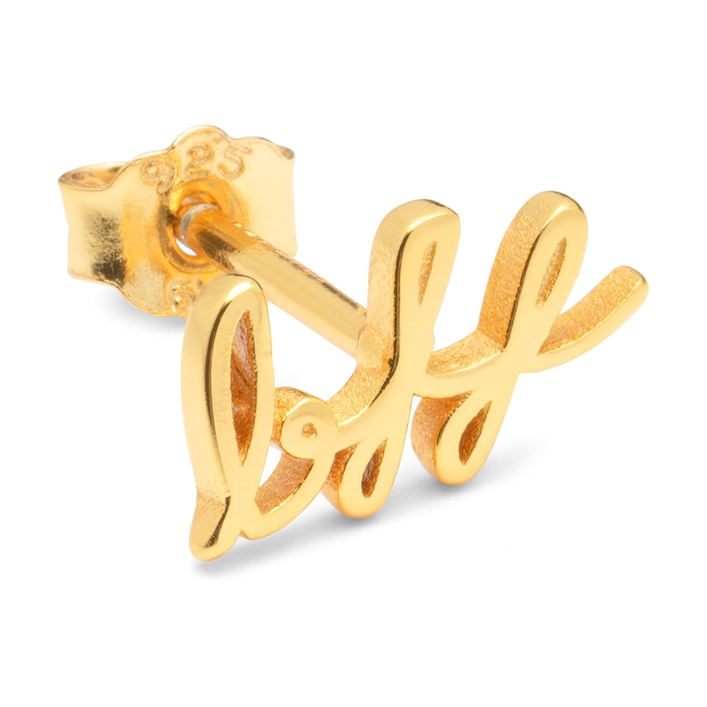 LULU Copenhagen For My Bff boucle d'oreille 1 pièce Ear stud, 1 pcs Gold Plated