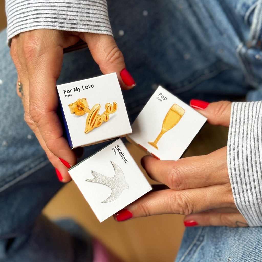 LULU Copenhagen For My Love d'oreille 1 pièce Ear stud, 1 pcs Gold Plated