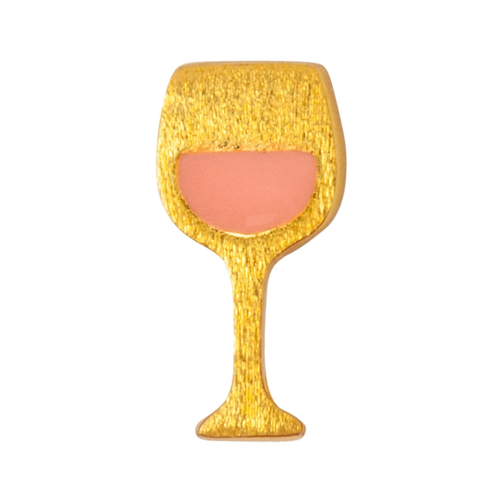 LULU Copenhagen Friday Rosé boucle d'oreille 1 pièce Ear stud, 1 pcs Gold Plated
