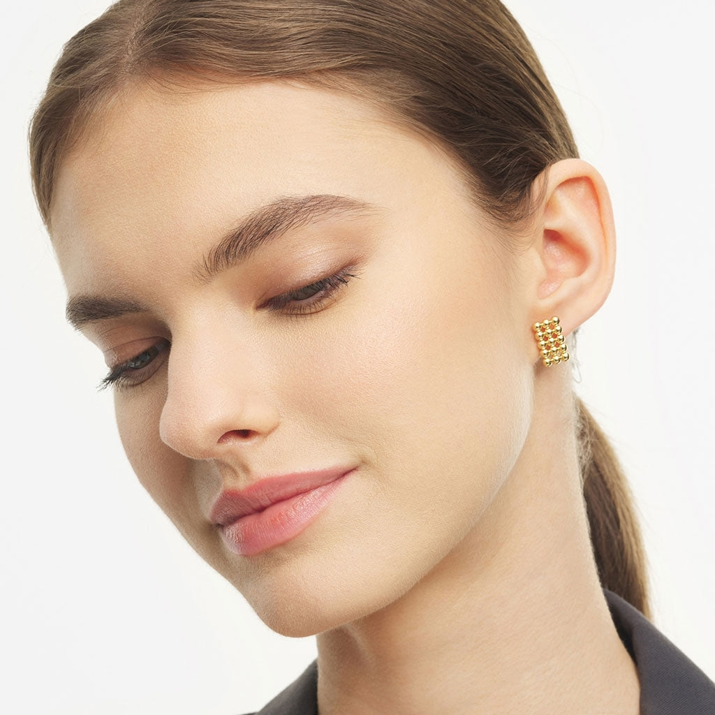 LULU Copenhagen Glamour d'oreille 1 pièce Ear stud, 1 pcs Gold Plated