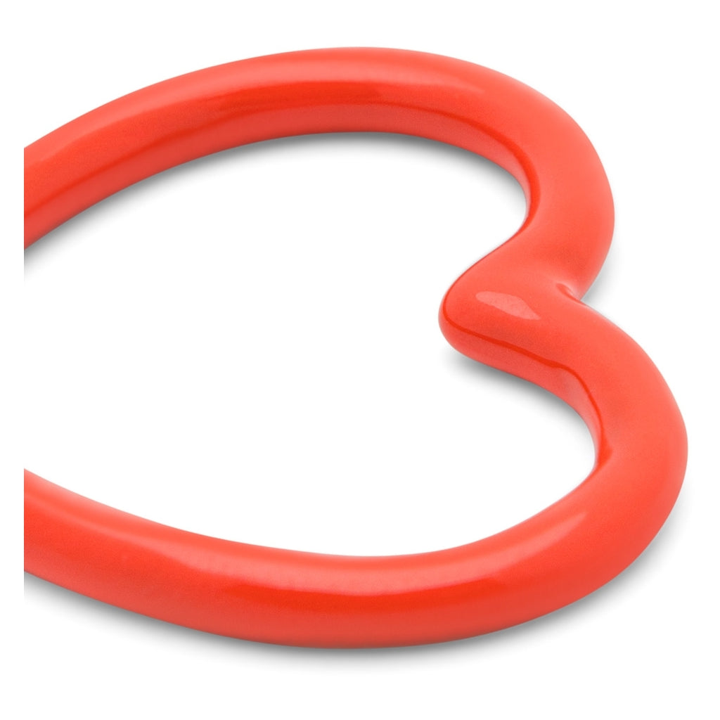 LULU Copenhagen Heart Ring émail Rings Lipstick Red