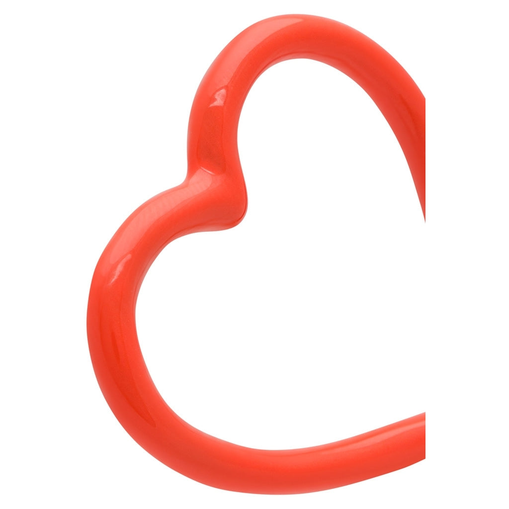 LULU Copenhagen Heart Ring émail Rings Lipstick Red