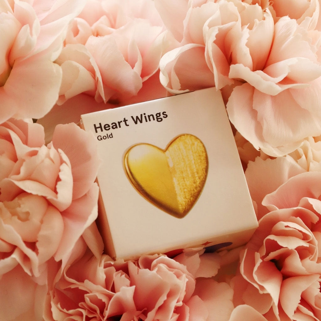 LULU Copenhagen Heart Wings boucle d'oreille 1 pièce Ear stud, 1 pcs Gold Plated