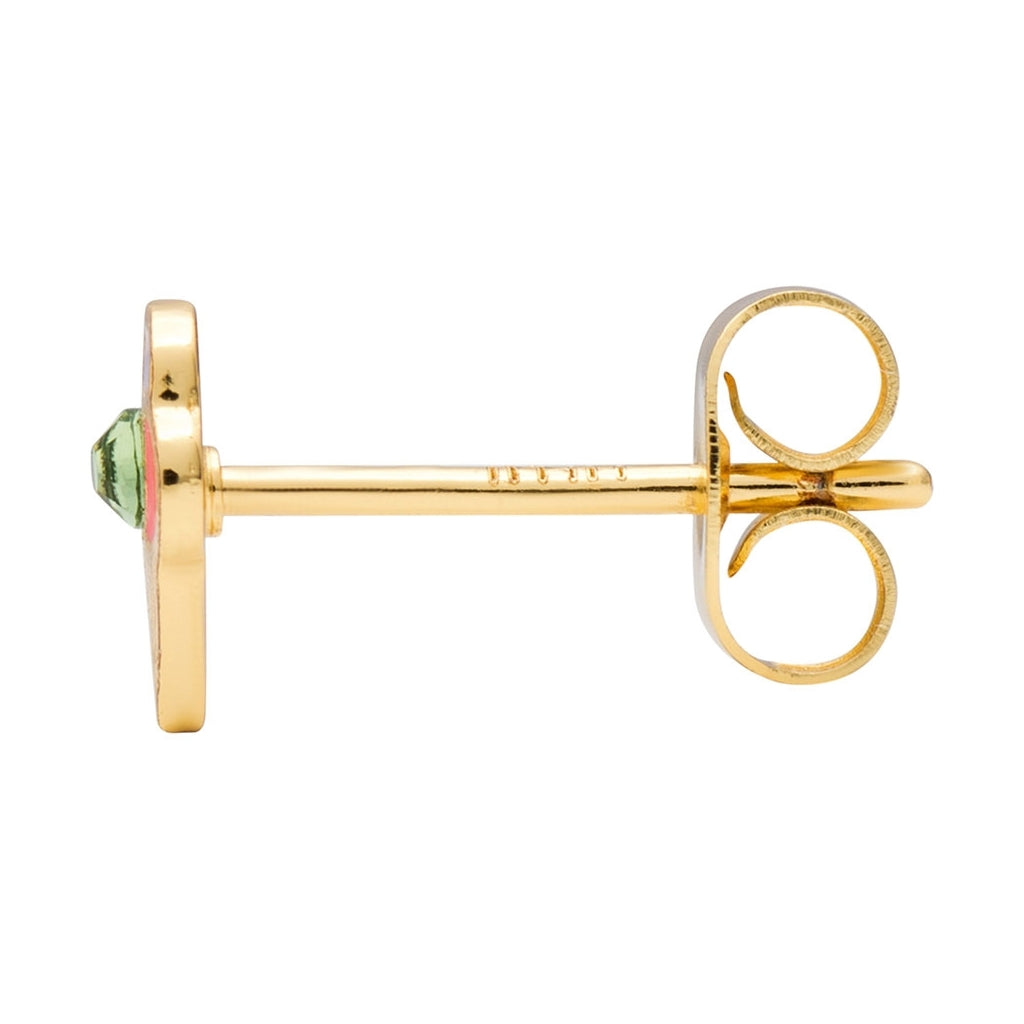 LULU Copenhagen Ice Cone Crystal earring 1 pcs Ear stud, 1 pcs Gold Plated