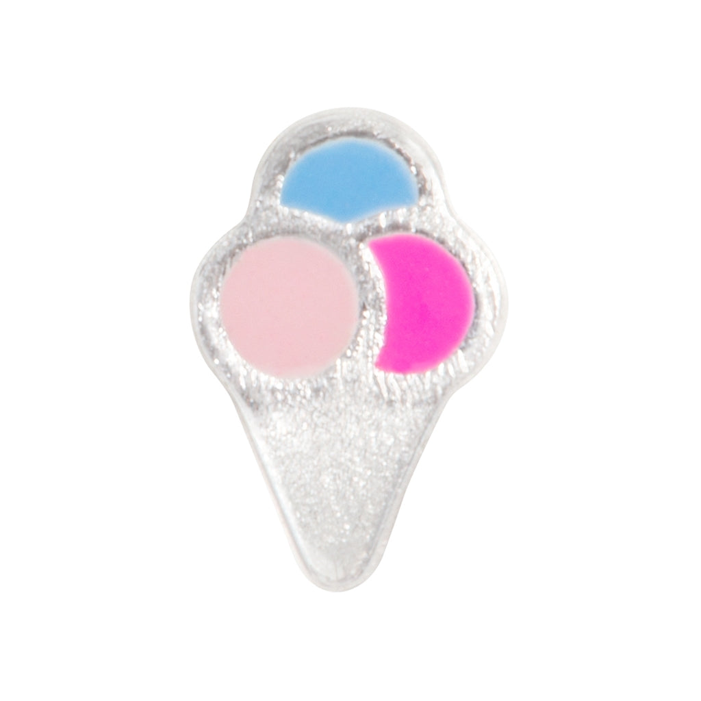 LULU Copenhagen Ice cone boucle d'oreille 1 pièce Ear stud, 1 pcs Silver Plated