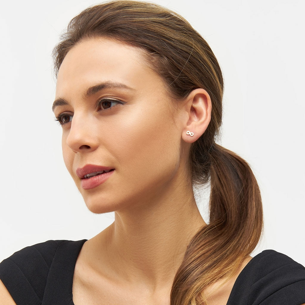 LULU Copenhagen Infinity boucle d'oreille 1 pièce Ear stud, 1 pcs Gold Plated