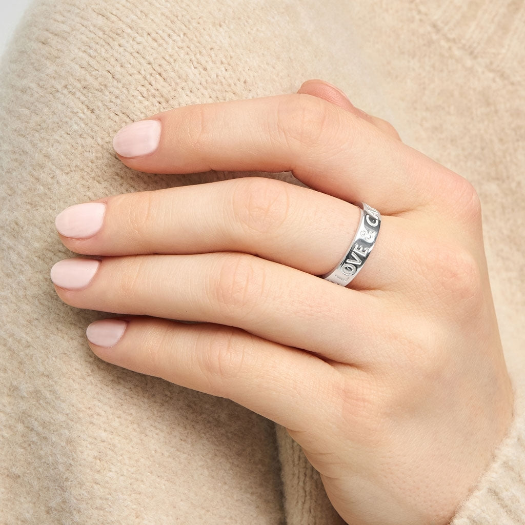 LULU Copenhagen Love & Cake Anneau - Plaqué Rings Silver