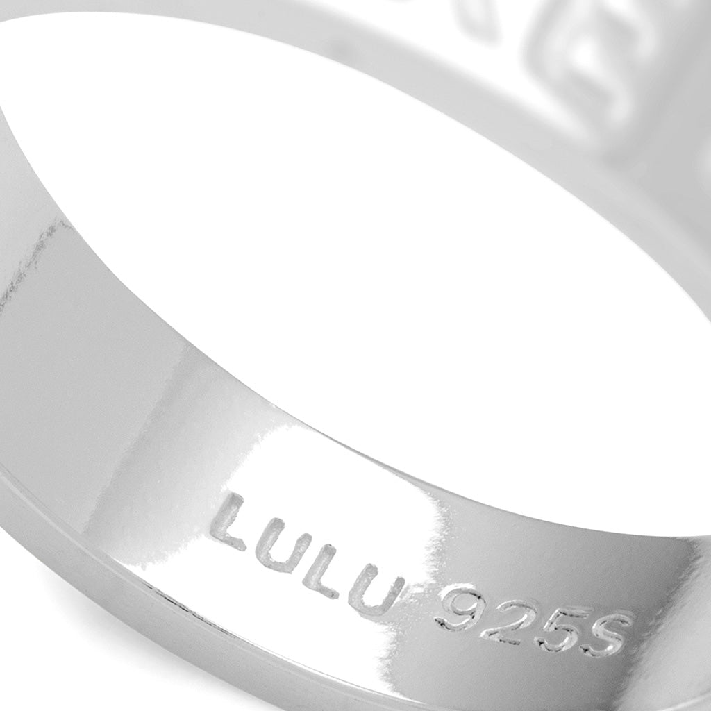LULU Copenhagen Love & Cake Anneau - Plaqué Rings Silver