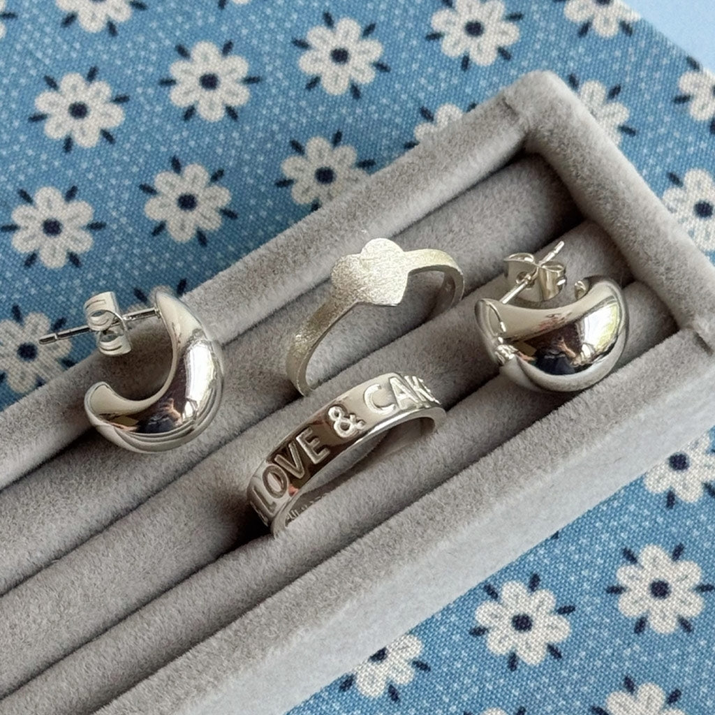 LULU Copenhagen Love & Cake Anneau - Plaqué Rings Silver