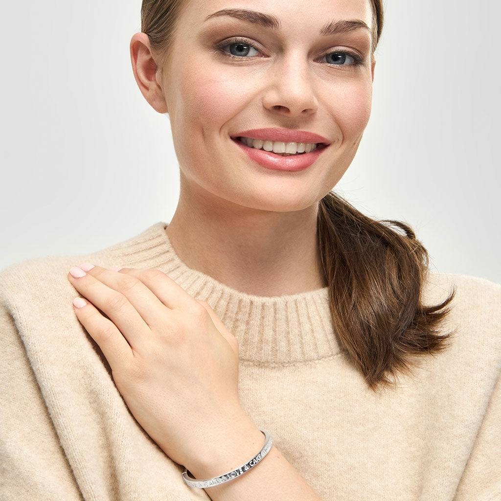LULU Copenhagen Love & Cake Bangle - Plaqué Bracelets Silver Plated