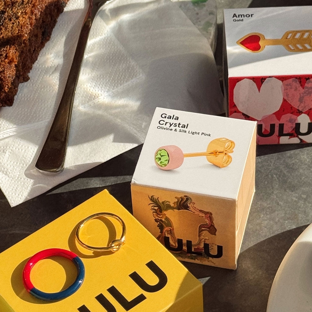 LULU Copenhagen Love Knot Ring en argent plaqué or Rings Gold Plated