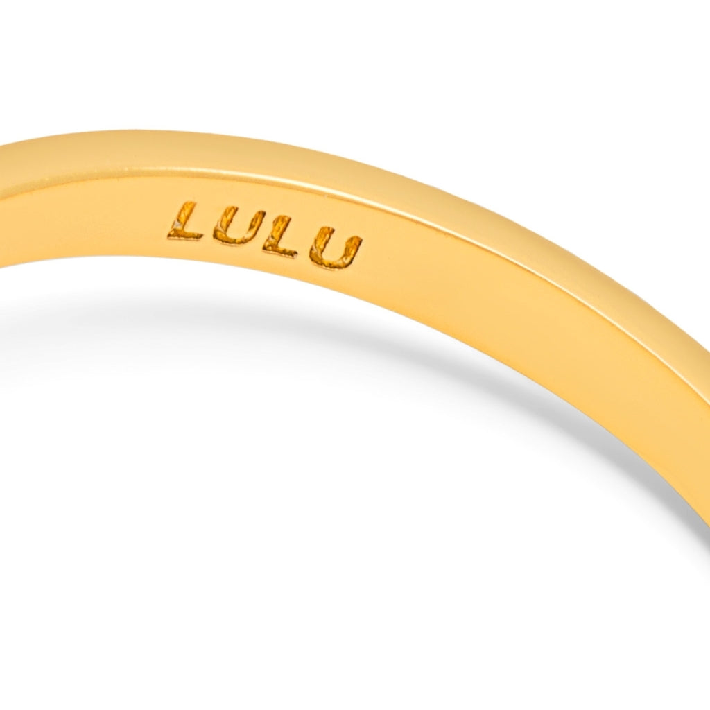 LULU Copenhagen Love Ring Rings Gold Plated