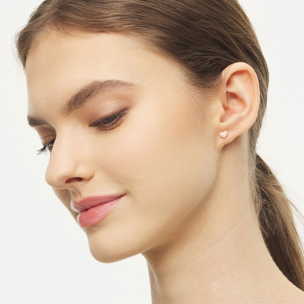 LULU Copenhagen Love U Boucle d'oreille 1 pièce Ear stud, 1 pcs Dusty Peach