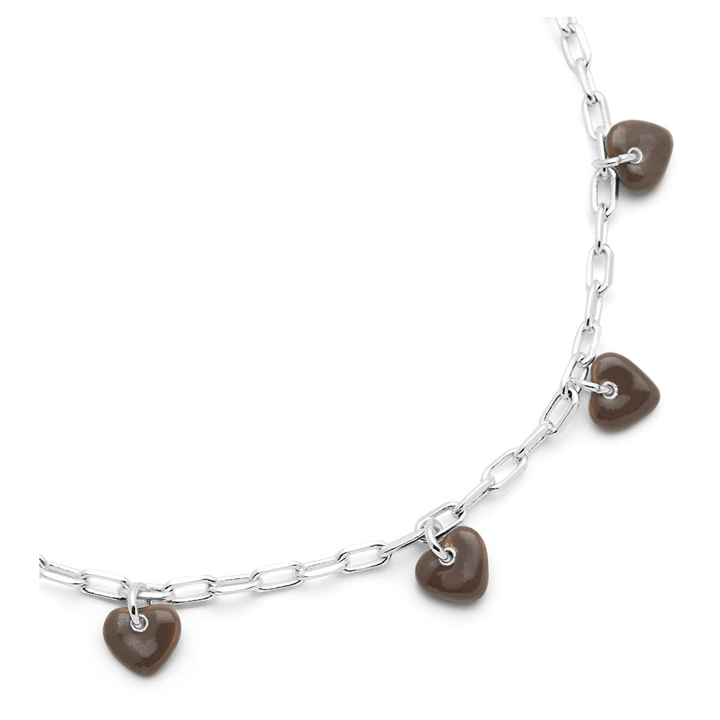 LULU Copenhagen Love U Bracelet plaqué argent Bracelets Cocoa Powder