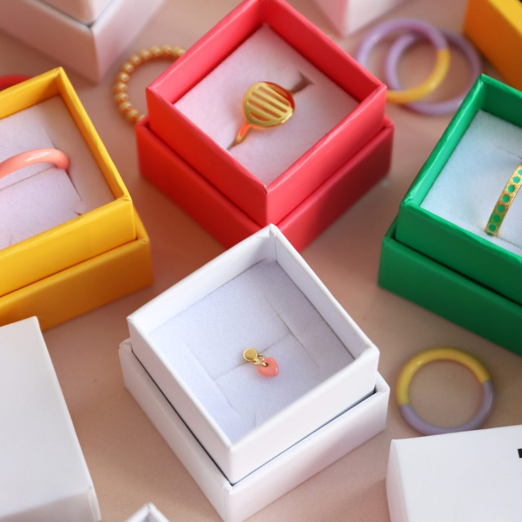 LULU Copenhagen Love U Dangling boucle d'oreille 1 pièce Ear stud, 1 pcs