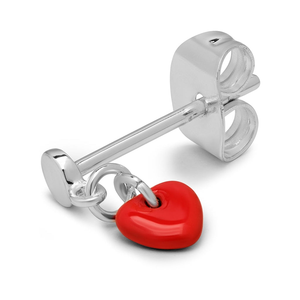 LULU Copenhagen Love U Dangling boucle d'oreille 1 pièce Ear stud, 1 pcs Lipstick Red