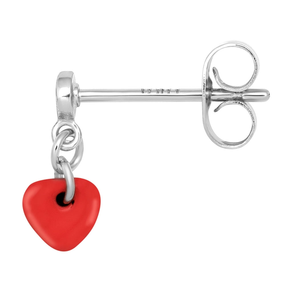 LULU Copenhagen Love U Dangling boucle d'oreille 1 pièce Ear stud, 1 pcs Lipstick Red