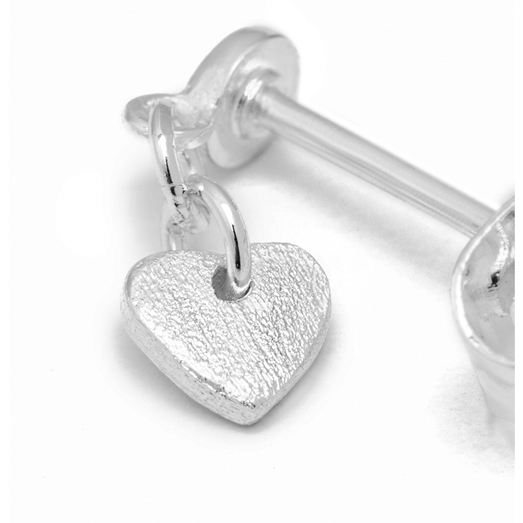 LULU Copenhagen Love U Dangling boucle d'oreille 1 pièce Ear stud, 1 pcs Silver Plated